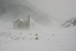 Paske Hut in Blizzard (Ian Dunn) Overall winner
